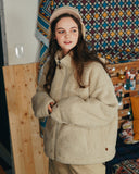 ダブルユーブイプロジェクト(WV PROJECT) MUFFIN WOOL JACKET BEIGE MJJK7341