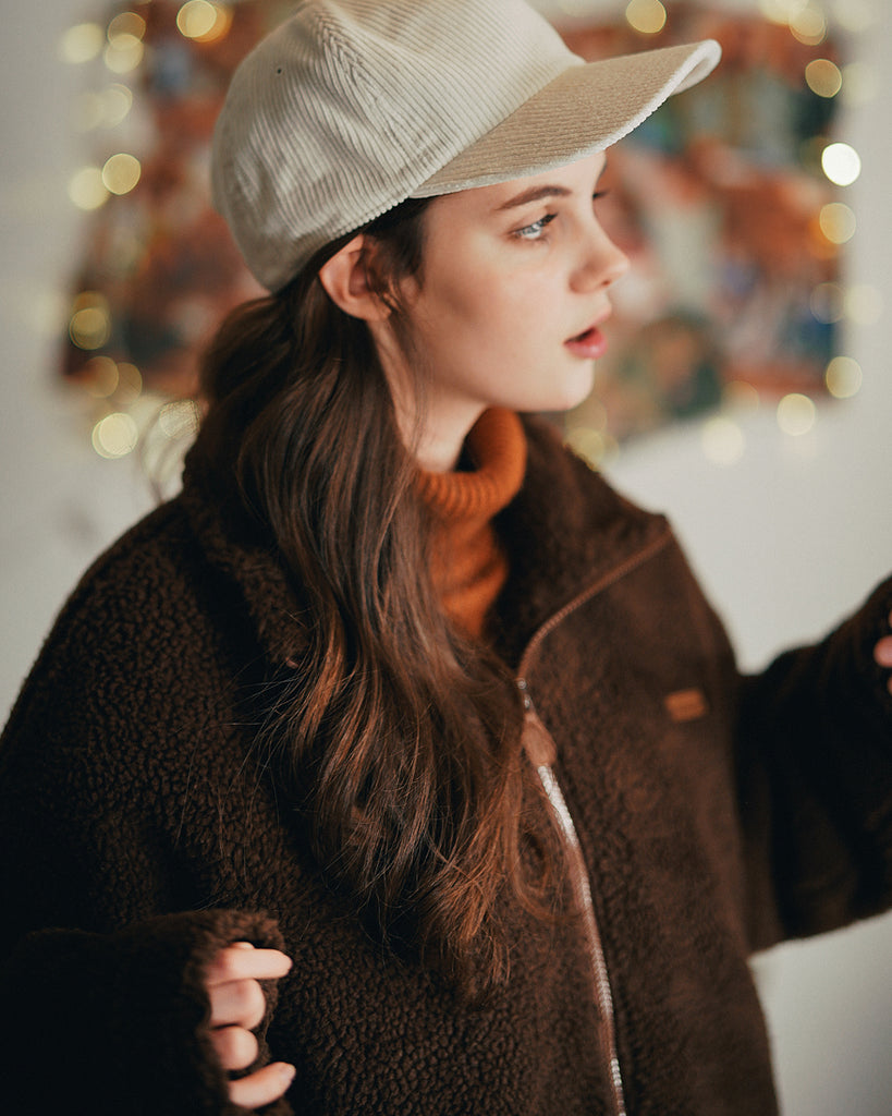 ダブルユーブイプロジェクト(WV PROJECT) MUFFIN WOOL JACKET BROWN MJJK7341