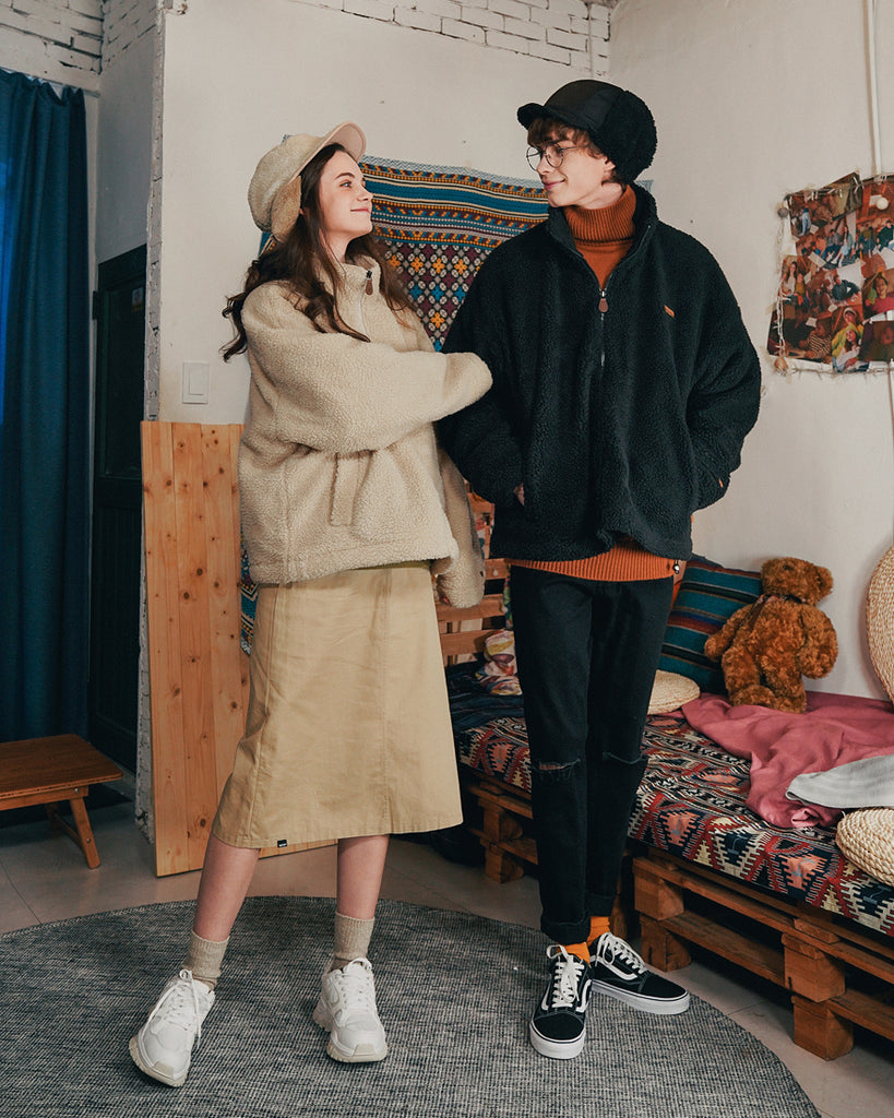 ダブルユーブイプロジェクト(WV PROJECT) MUFFIN WOOL JACKET BEIGE MJJK7341