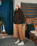 ダブルユーブイプロジェクト(WV PROJECT) MUFFIN WOOL JACKET BROWN MJJK7341