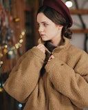 ダブルユーブイプロジェクト(WV PROJECT) MUFFIN WOOL JACKET DARKBEIGE MJJK7341