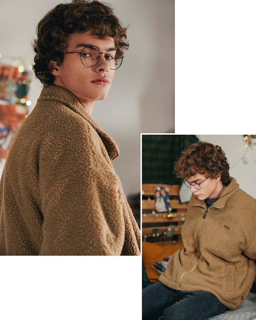 ダブルユーブイプロジェクト(WV PROJECT) MUFFIN WOOL JACKET DARKBEIGE MJJK7341