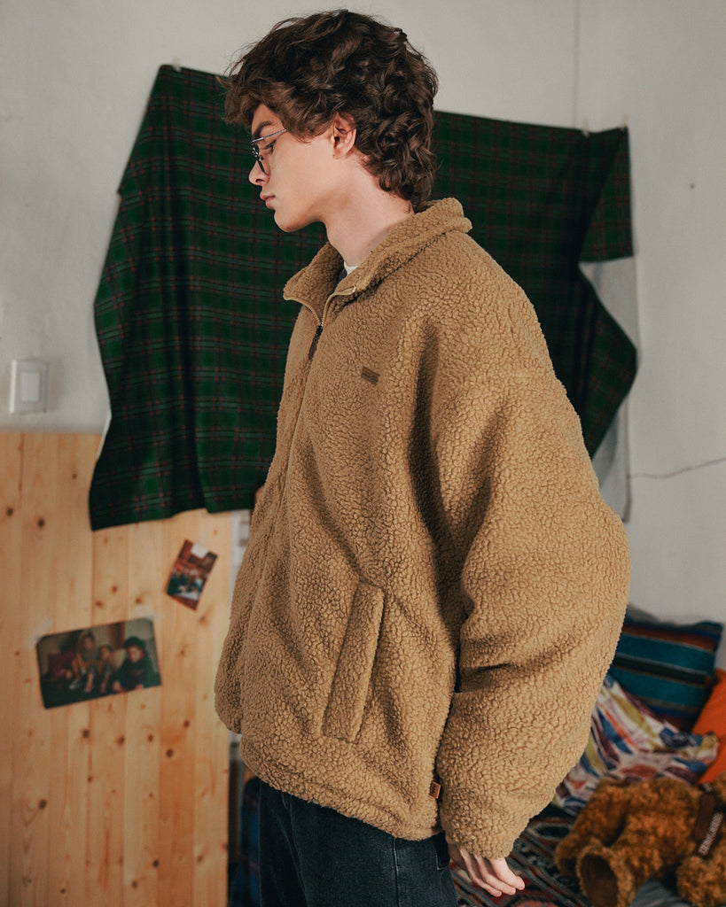 ダブルユーブイプロジェクト(WV PROJECT) MUFFIN WOOL JACKET DARKBEIGE MJJK7341