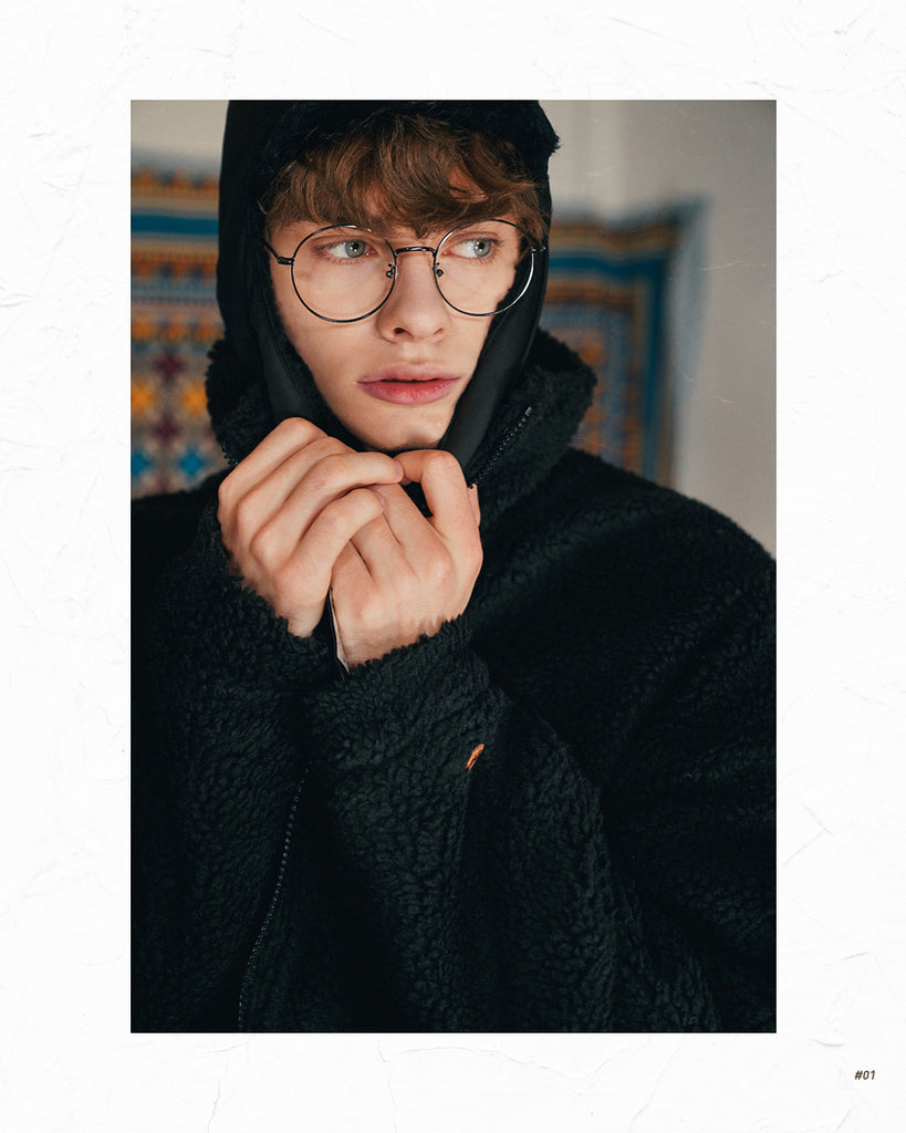 ダブルユーブイプロジェクト(WV PROJECT) MUFFIN WOOL JACKET BLACK MJJK7341