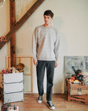 ダブルユーブイプロジェクト(WV PROJECT)BLANC STRIPE KNIT GRAY MJKN7310
