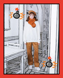 ダブルユーブイプロジェクト(WV PROJECT) MODA WIDE PANTS CAMEL MJLP7220