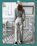 ダブルユーブイプロジェクト(WV PROJECT) MODA WIDE PANTS GRAY MJLP7220