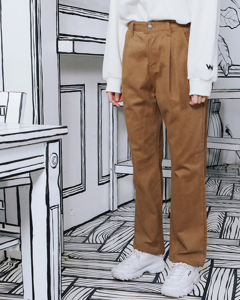ダブルユーブイプロジェクト(WV PROJECT) MODA WIDE PANTS CAMEL MJLP7220