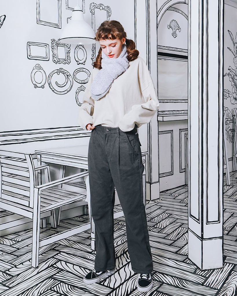 ダブルユーブイプロジェクト(WV PROJECT) MODA WIDE PANTS CHARCOAL MJLP7220