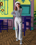 ダブルユーブイプロジェクト(WV PROJECT) MODA WIDE PANTS GRAY MJLP7220