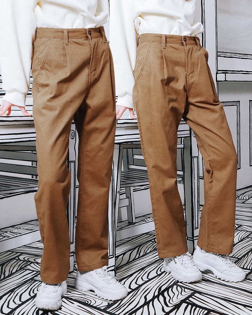 ダブルユーブイプロジェクト(WV PROJECT) MODA WIDE PANTS CAMEL MJLP7220