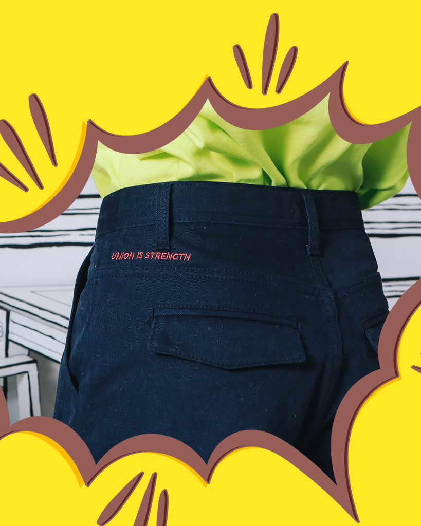 ダブルユーブイプロジェクト(WV PROJECT) MODA WIDE PANTS NAVY MJLP7220