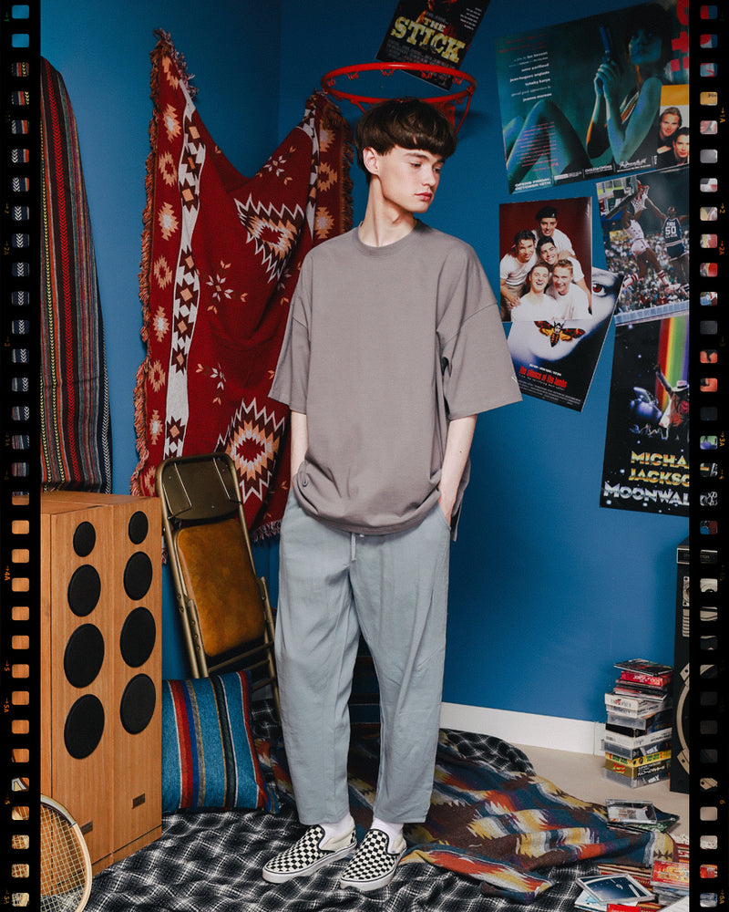 ダブルユーブイプロジェクト(WV PROJECT)COSE LINEN PANTS BLUEGRAY MJLP7259