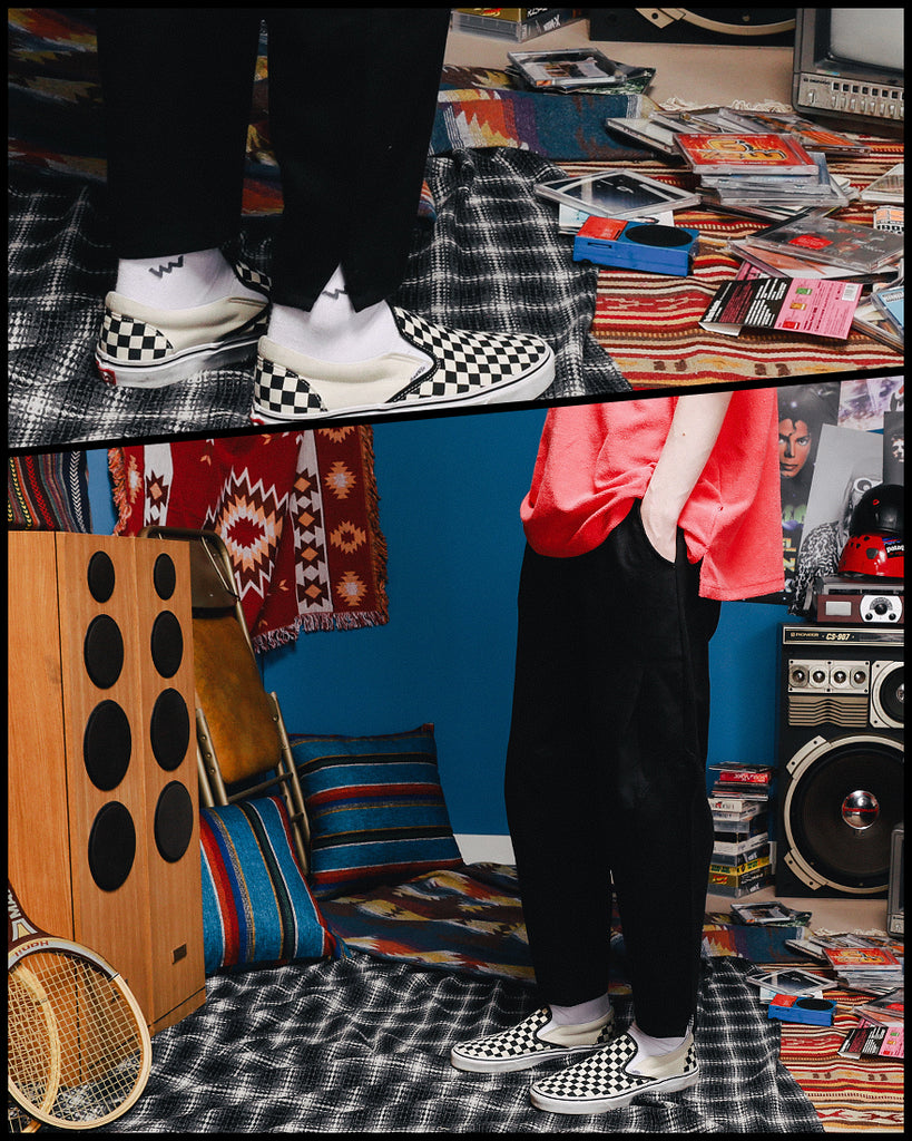 ダブルユーブイプロジェクト(WV PROJECT)COSE LINEN PANTS BLACK MJLP7259