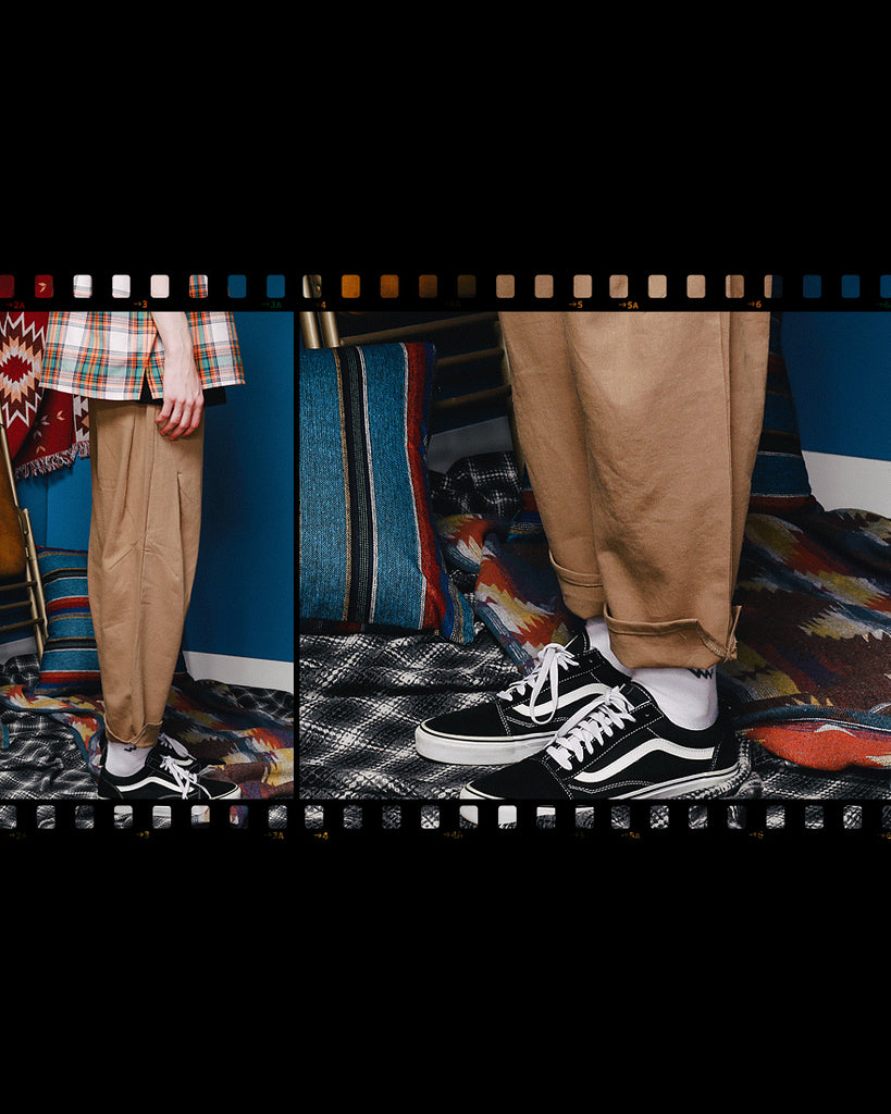 ダブルユーブイプロジェクト(WV PROJECT)COSE LINEN PANTS COCOA MJLP7259