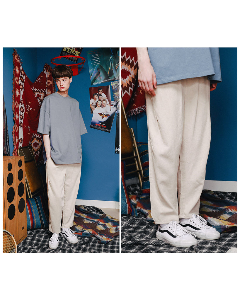 ダブルユーブイプロジェクト(WV PROJECT)COSE LINEN PANTS IVORY MJLP7259