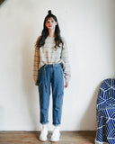ダブルユーブイプロジェクト(WV PROJECT) FORWORK DENIM PANTS BLUE MJLP7315