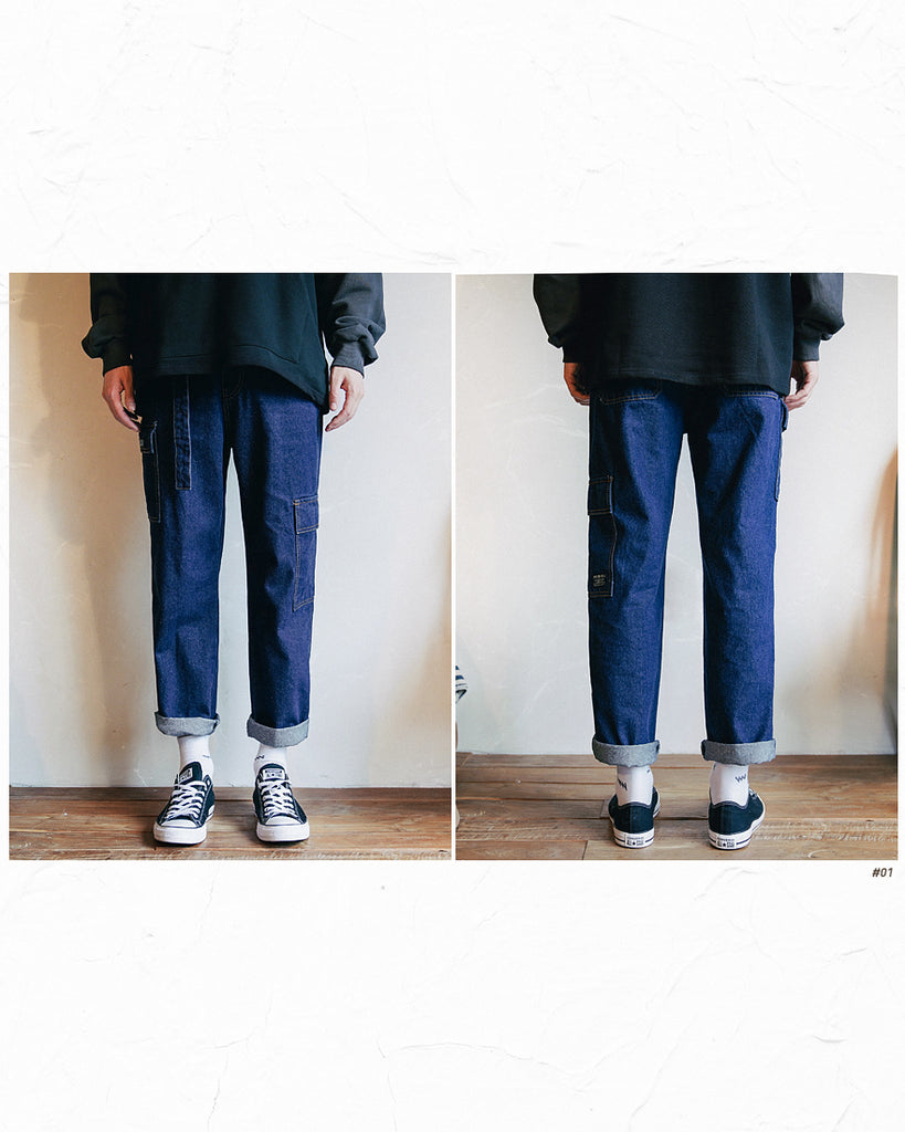 ダブルユーブイプロジェクト(WV PROJECT) FORWORK DENIM PANTS DARKBLUE MJLP7315
