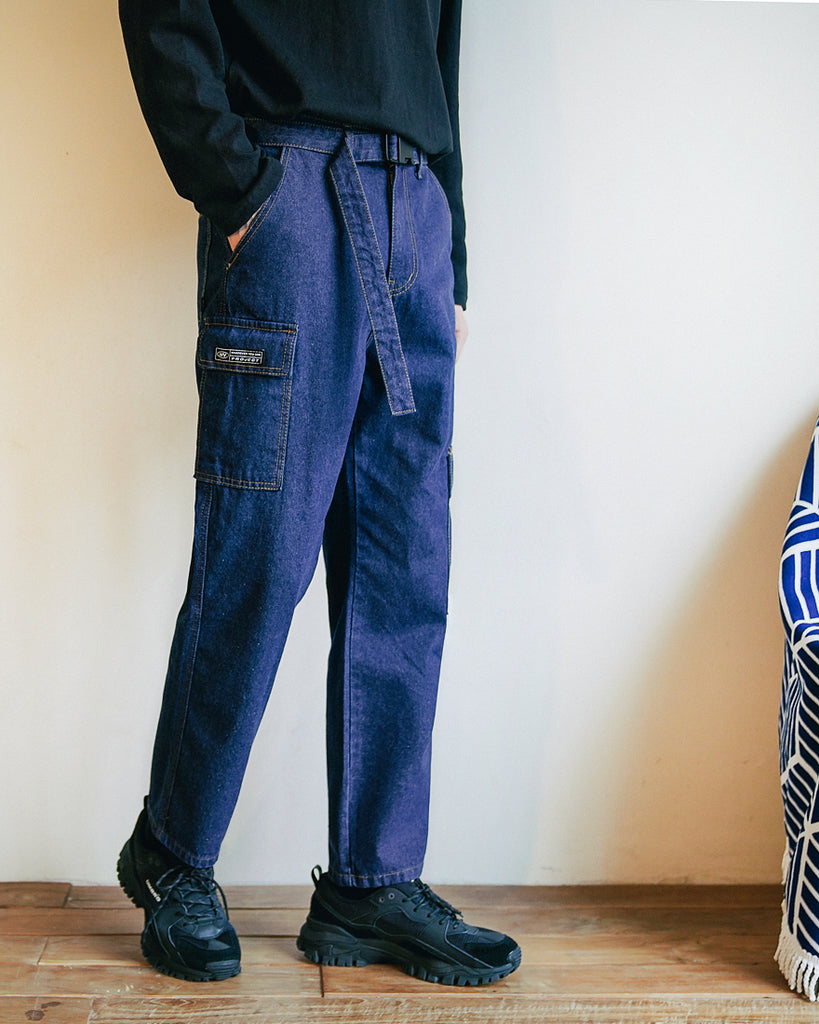 ダブルユーブイプロジェクト(WV PROJECT) FORWORK DENIM PANTS DARKBLUE MJLP7315