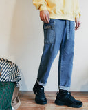 ダブルユーブイプロジェクト(WV PROJECT) FORWORK DENIM PANTS BLUE MJLP7315