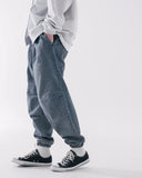 ダブルユーブイプロジェクト(WV PROJECT) Ian Balloon Banded Waist Pants Blue MJLP7474