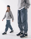 ダブルユーブイプロジェクト(WV PROJECT) Ian Balloon Banded Waist Pants Blue MJLP7474