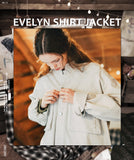 ダブルユーブイプロジェクト(WV PROJECT)EVELYN SHIRT JACKET BEIGE MJLS7308