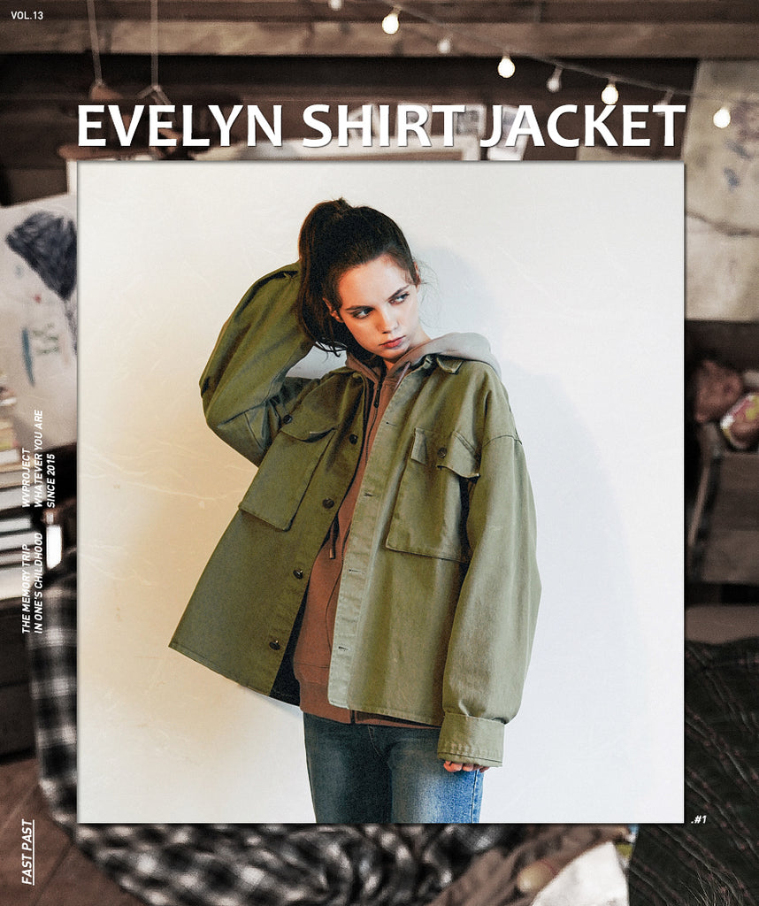 ダブルユーブイプロジェクト(WV PROJECT)EVELYN SHIRT JACKET KHAKI MJLS7308