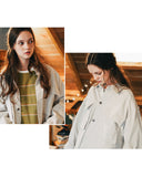 ダブルユーブイプロジェクト(WV PROJECT)EVELYN SHIRT JACKET BEIGE MJLS7308
