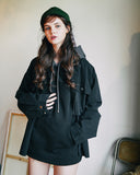 ダブルユーブイプロジェクト(WV PROJECT)EVELYN SHIRT JACKET BLACK MJLS7308