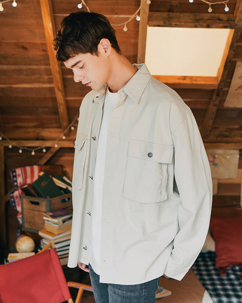 ダブルユーブイプロジェクト(WV PROJECT)EVELYN SHIRT JACKET BEIGE MJLS7308