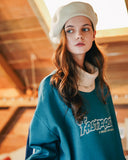 ダブルユーブイプロジェクト(WV PROJECT)  Stuff Turtle SweatShirt BLUE GREEN MJMT7301