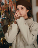 ダブルユーブイプロジェクト(WV PROJECT) RYA FLEECE ANORAK BEIGE MJMT7339