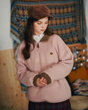 ダブルユーブイプロジェクト(WV PROJECT) RYA FLEECE ANORAK PINK MJMT7339