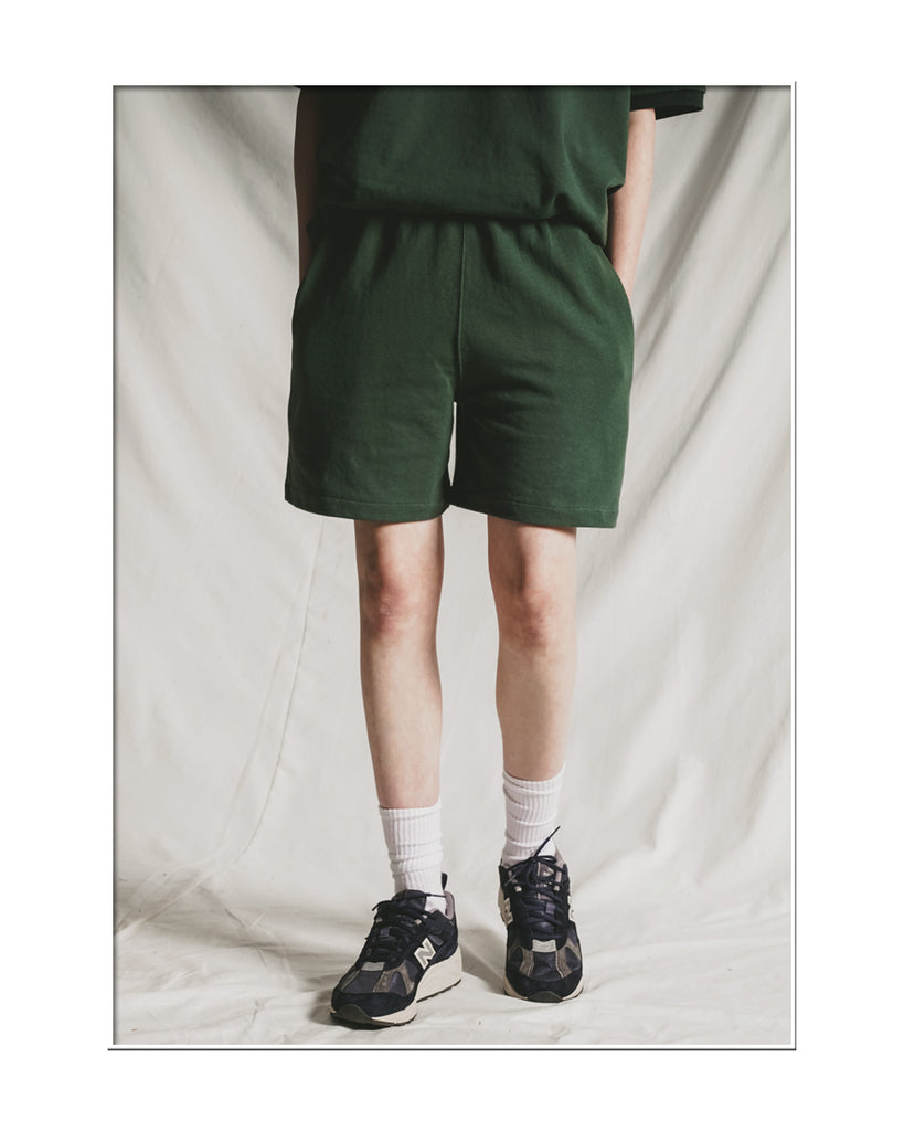 ダブルユーブイプロジェクト(WV PROJECT) Mini Sweat Shorts Green MJSP7498
