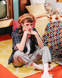 ダブルユーブイプロジェクト(WV PROJECT) LOOK CHECK SHIRT NAVY MJSS7261