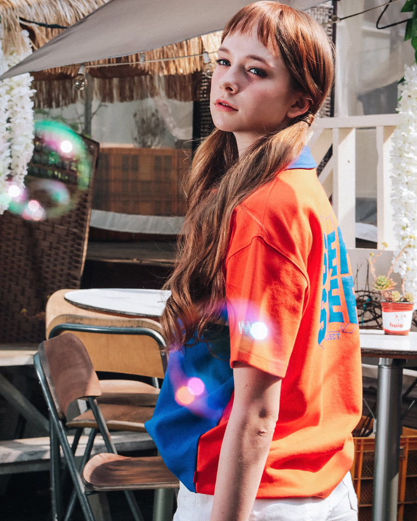 ダブルユーブイプロジェクト(WV PROJECT) STEPS SHORT SLEEVE ORANGE MJST7170