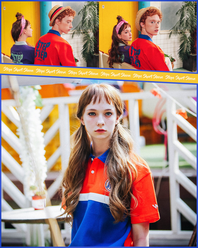 ダブルユーブイプロジェクト(WV PROJECT) STEPS SHORT SLEEVE ORANGE MJST7170