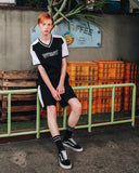 ダブルユーブイプロジェクト(WV PROJECT) V BLOCK SHORT SLEEVE BLACK MJST7173