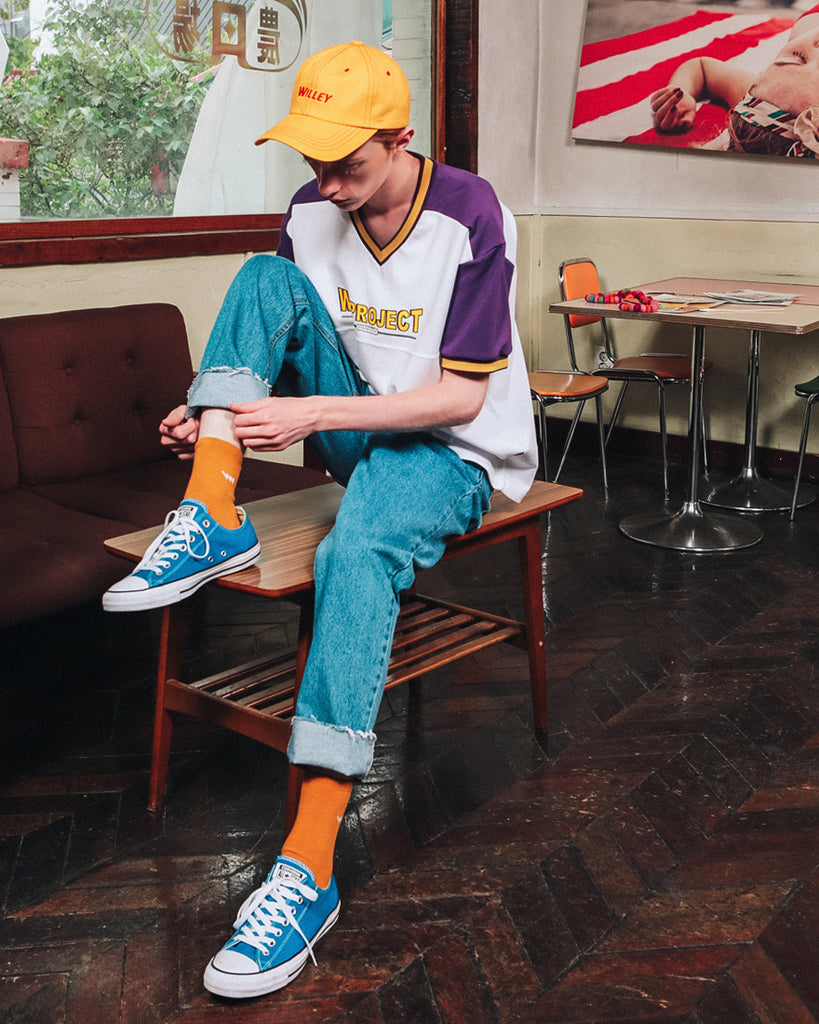 ダブルユーブイプロジェクト(WV PROJECT) V BLOCK SHORT SLEEVE IVORY MJST7173