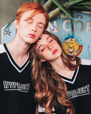 ダブルユーブイプロジェクト(WV PROJECT) V BLOCK SHORT SLEEVE BLACK MJST7173