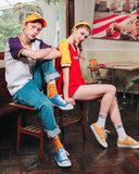 ダブルユーブイプロジェクト(WV PROJECT) V BLOCK SHORT SLEEVE RED MJST7173