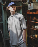 ダブルユーブイプロジェクト(WV PROJECT) Mini Collar Short-Sleeved T-shirt Grey MJST7497