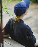 ダブルユーブイプロジェクト(WV PROJECT) Mini Collar Short-Sleeved T-shirt Black MJST7497
