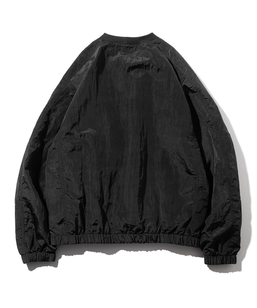 マスノウン(MASSNOUN)  3M NYLON TRAINNING CREWNECK MSOCR005-BK