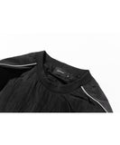 マスノウン(MASSNOUN)  3M NYLON TRAINNING CREWNECK MSOCR005-BK