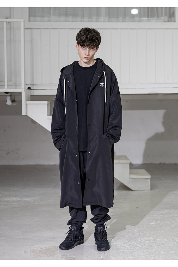 メスノウン(MASSNOUN) CAMPAIGN LONG RAIN COAT MSZCT002-BK