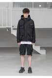 メスノウン(MASSNOUN) SL LOGO TECH LOOP JACKET MSZJK002-BK