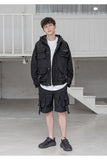 メスノウン(MASSNOUN) SL LOGO TECH LOOP JACKET MSZJK002-BK