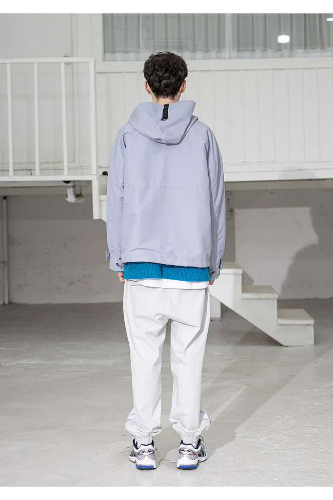 メスノウン(MASSNOUN) SL LOGO TECH LOOP JACKET MSZJK002-GY